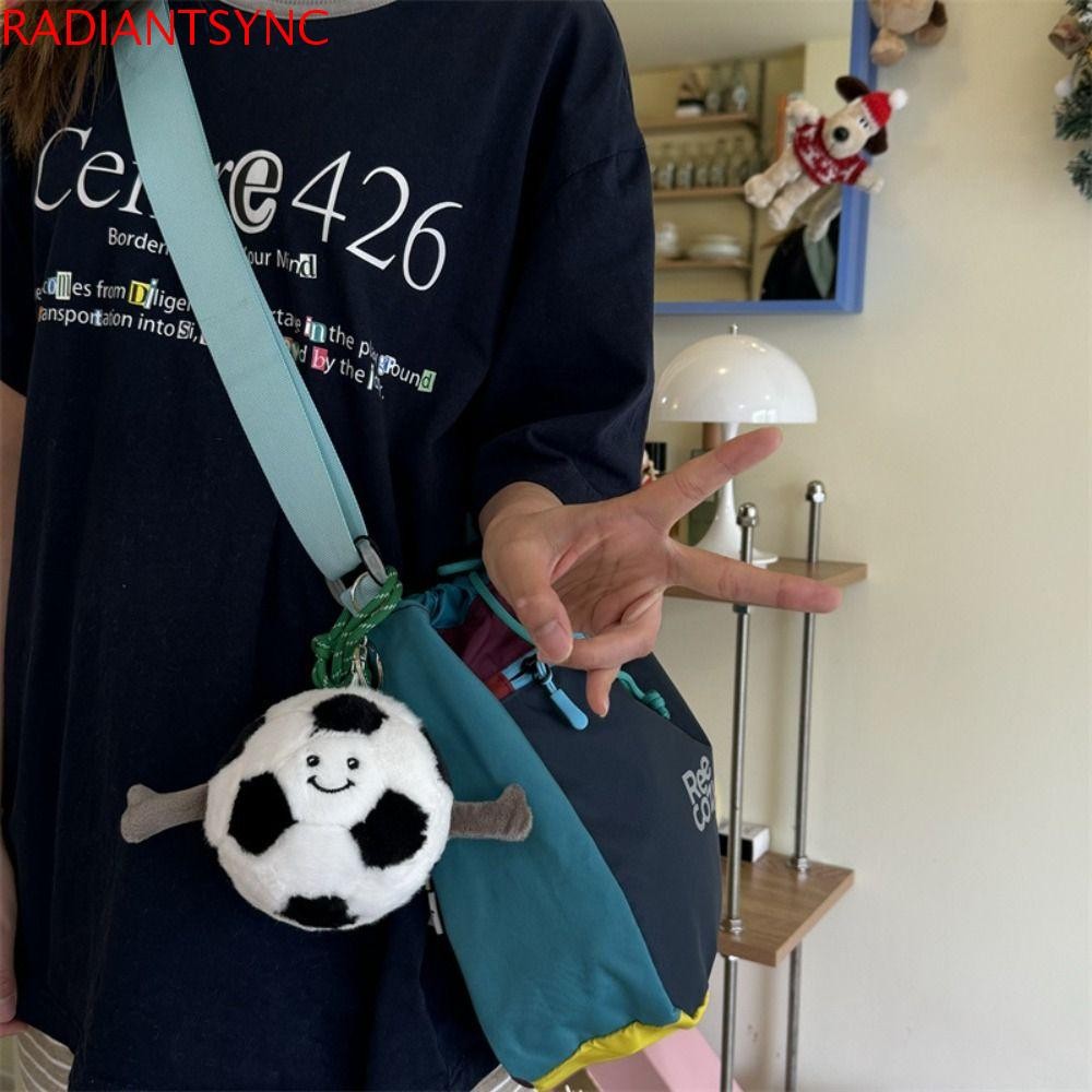 Radiantsync Jellycat Túi Mặt Dây Chuyền, Bóng Đá Bóng Bàn Bóng Rổ Sang Trọng Móc Khóa, Bóng Chày Bón