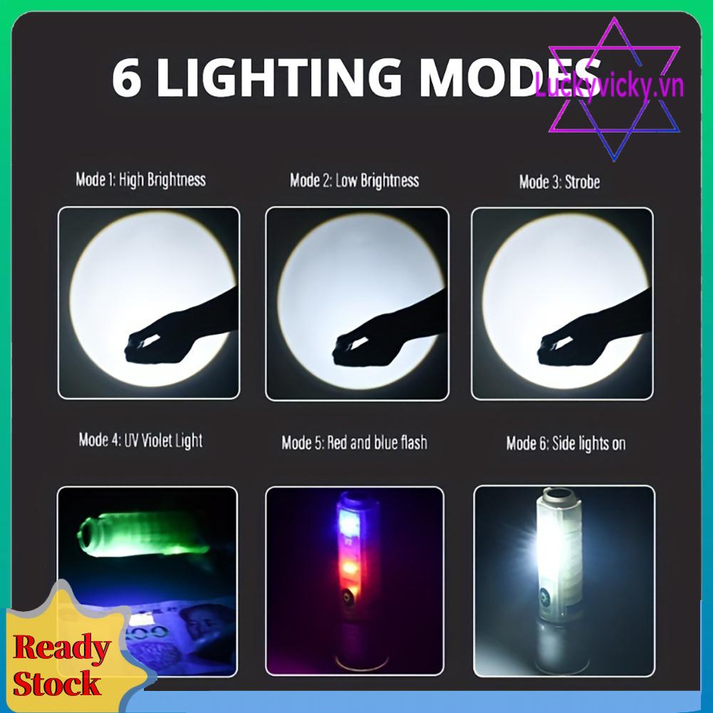 Đèn Pin led Cắm Trại Siêu Nhẹ Có Thể Tháo Rời