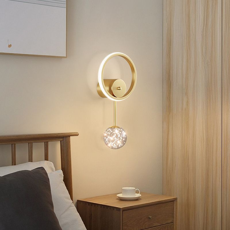 IKEE Đèn led Gắn Tường Trang Trí Phòng Khách / Phòng Ngủ Phong Cách Bắc Âu
