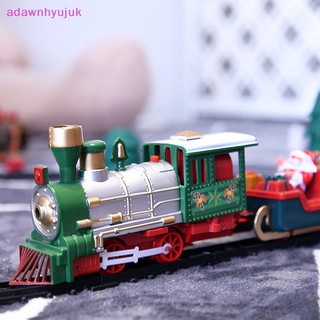 Adwnhyujuk đồ chơi xe lửa điện tử trang trí cây thông noel khung đường ray xe lửa vn