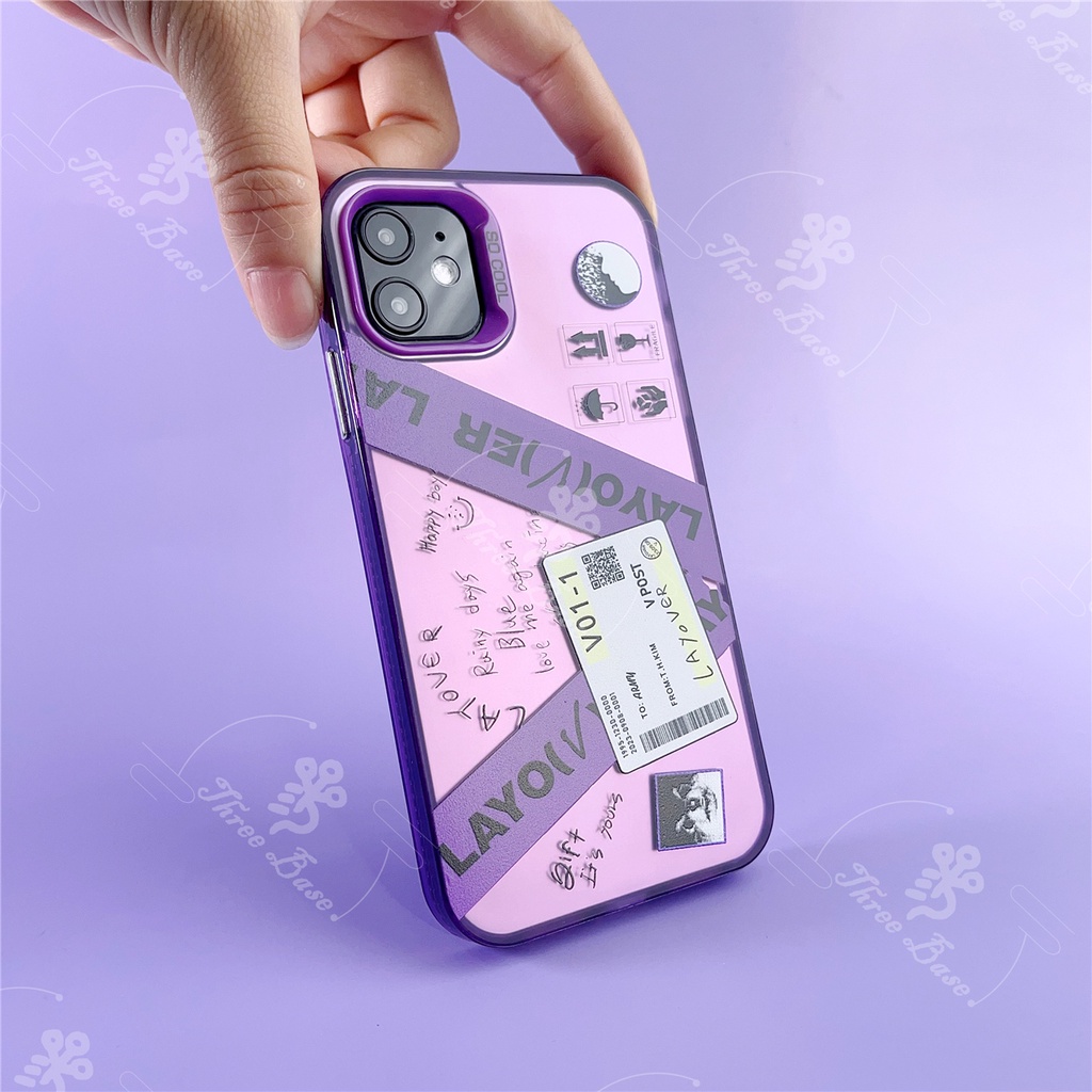 Ốp Điện Thoại Hình btss-613 v layover taehyung Cho iphone 14 x xs xr xsmax 11 11promax 12pro 13mini 13pro 14plus 14promax