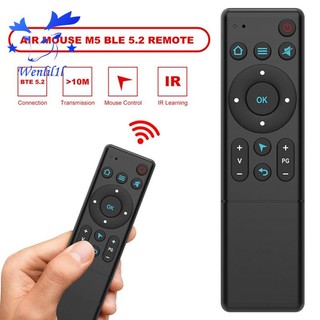 Chuột bay m5 bluetooth 5.2 không dây điều khiển từ xa cho tv thông minh / máy chiếu / tv box
