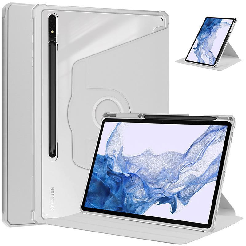 Bao Da Máy Tính Bảng Xoay 360 Độ Bằng acrylic Cho samsung galaxy tab s9 plus 12.4 2023 s7 fe a8 10.5 s6 lite 10.4 s7 s8 11