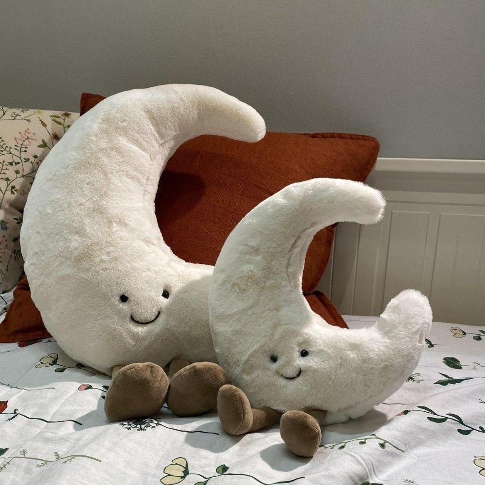 Darnell Gối Ôm Nhồi Bông Mềm Mại Hình Mặt Trời Mặt Trăng Phong Cách Bắc Âu Dễ Thương Thoải Mái Trang Trí Nhà Cửa