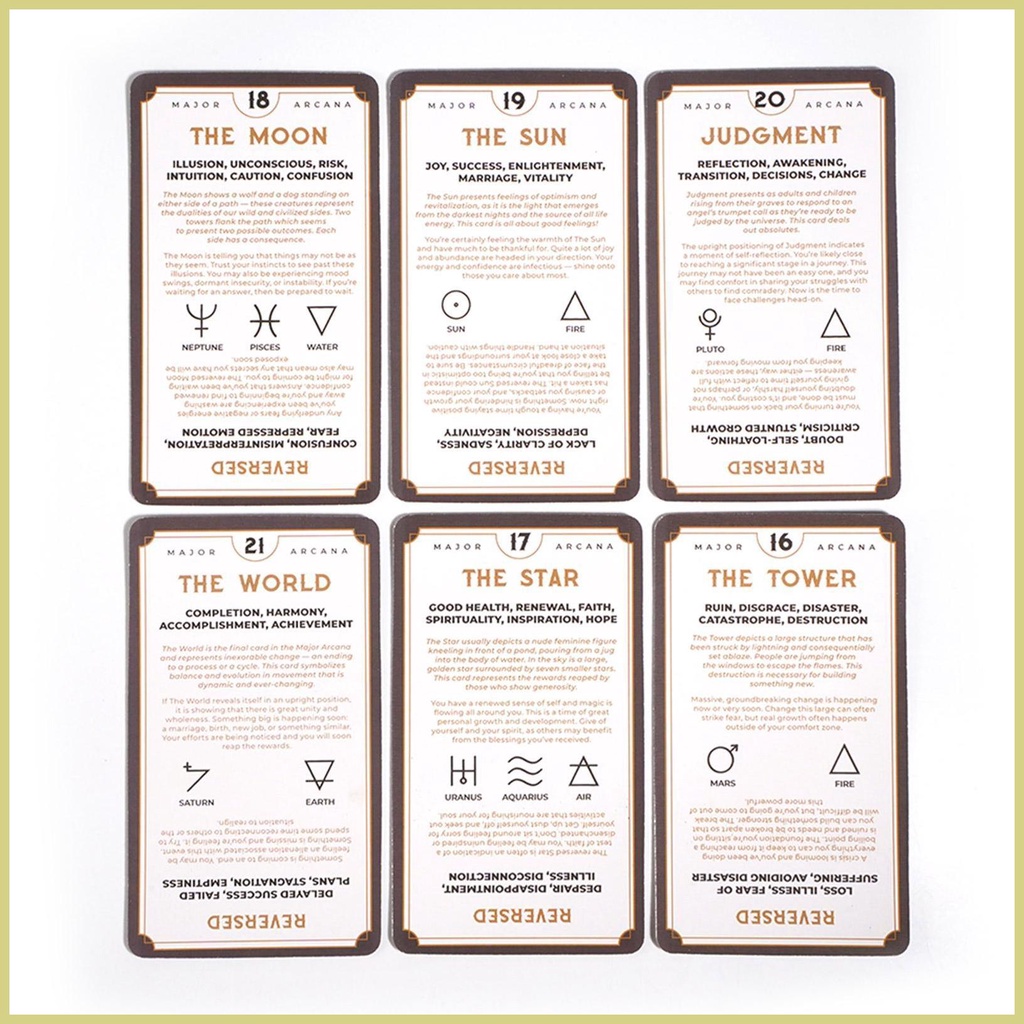 Bộ Thẻ Bài tarot Luyện Tập Trí Não