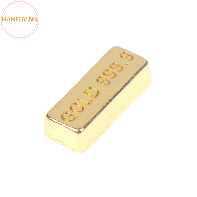 Set 10 Đồng Xu Vàng Mini Tỉ Lệ 1: 12 Trang Trí Nhà Búp Bê vn