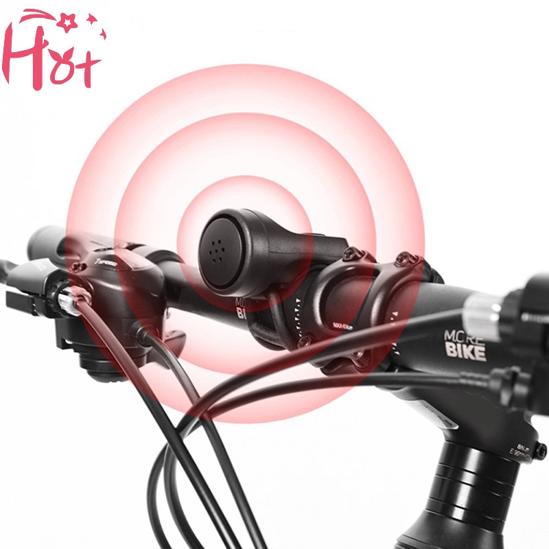 Jr Còi Điện Tử Bằng abs Màu Đen Kèm Sạc usb Chất Lượng Cao Cho Xe Đạp vn