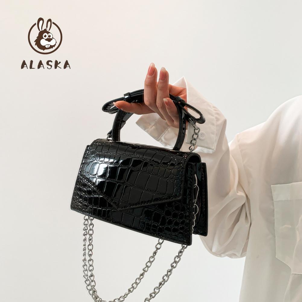 Túi Xách Da tote Lấp Lánh Sang Trọng Kết Cấu Đá Kim Loại Cho Nữ