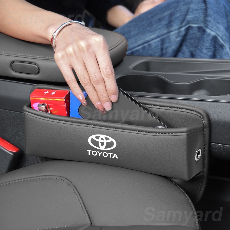 Hộp Đựng Đồ Gắn Khe Hở Ghế Ngồi Xe Hơi toyota corolla cross hilux yaris agya wigo Eoos rav4 vios wish altis camry