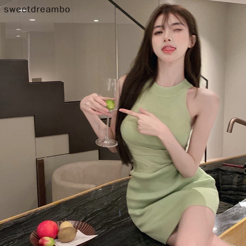 Đầm Dệt Kim Hai Dây Thời Trang Mùa Hè Ngọt Ngào Cho Nữ