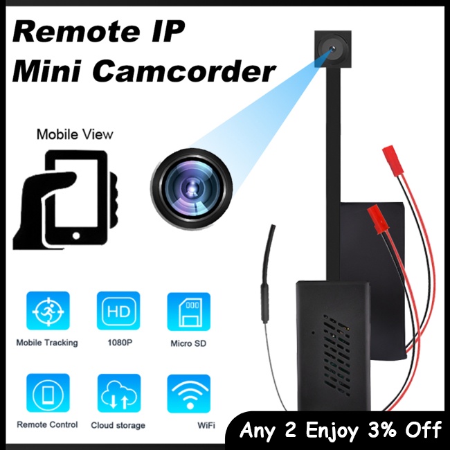 Camera Hồng Ngoại wifi hd 1080p mini Tầm Nhìn Ban Đêm