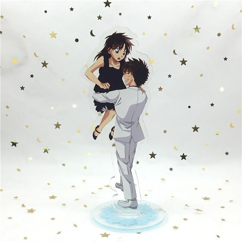Móc khóa THÁM TỬ LỪNG DANH CONAN Anime Detective Conan Kudo Shinichi 2 Cartoon Figures Mica Acrylic trang trí để bàn