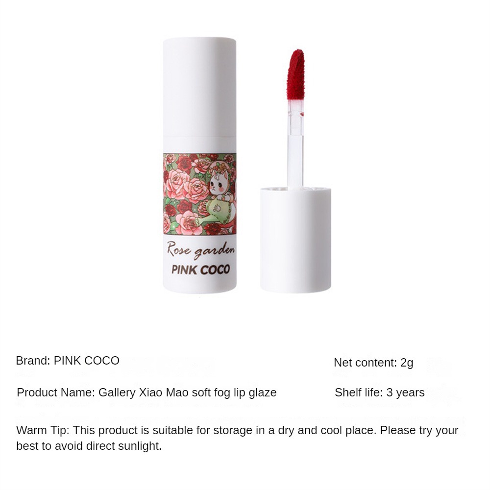 Pink Coco Son Kem Màu Lì Mềm Mịn Làm Trắng Môi