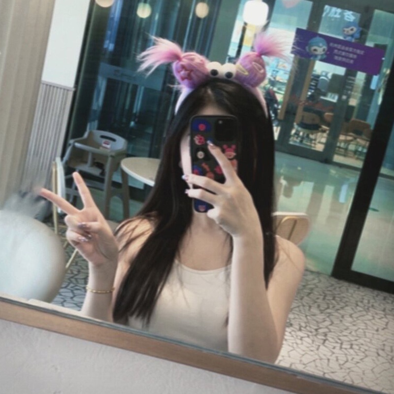 Dễ Thương Băng Đô Cài Tóc Hình Búp Bê Nhồi Bông Đáng Yêu Thời Trang Thu Đông Cho Bé Gái