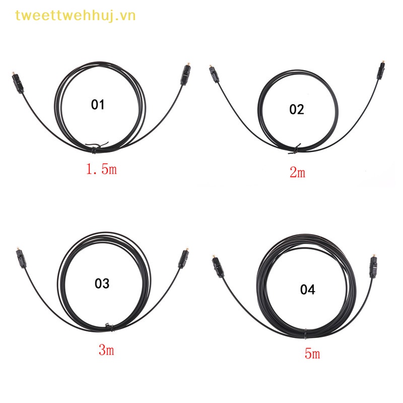 Cáp âm thanh quang toslink chuyên dụng 1,5m 2m 5m