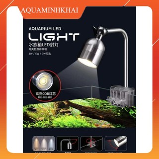 Đèn Led Rọi thuỷ sinh 3 chế độ (kẹp thành bể) 7w