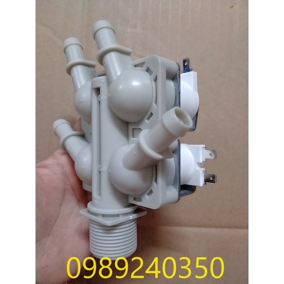 Van cấp nước 4 ngả máy giặt LG cửa ngang 12V mới chính hãng