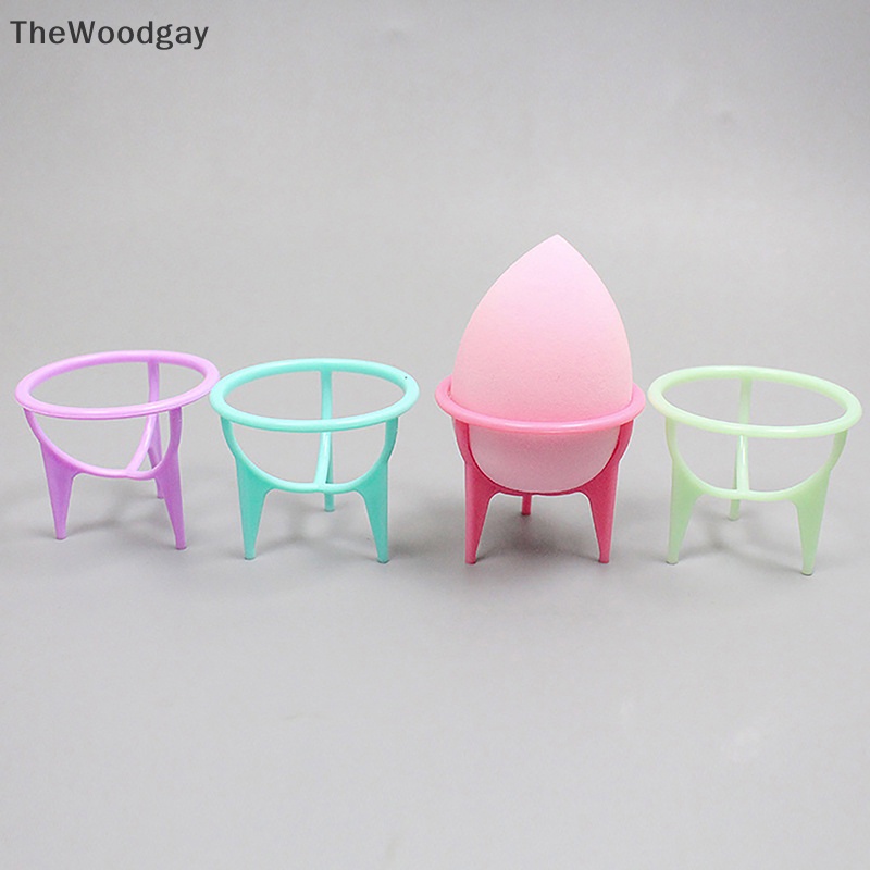 Thewoodgay Giá Đỡ Mút Trang Điểm Hình Quả Trứng Khô Nhanh