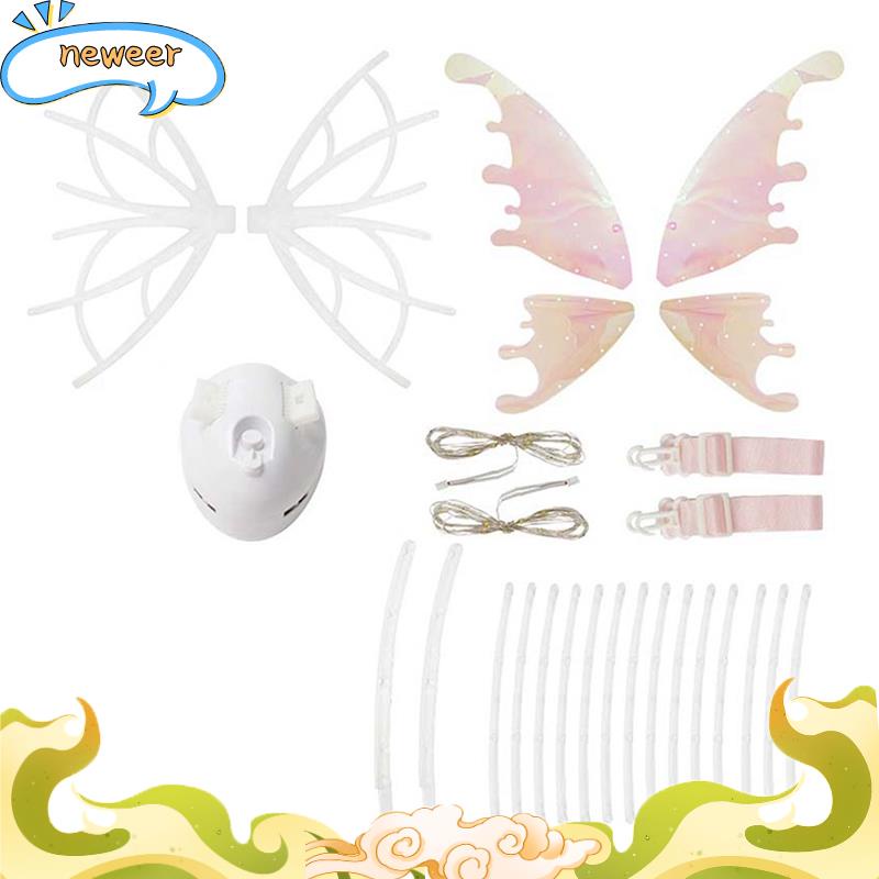 Bộ Đồ Hóa Trang Công Chúa Cánh Bướm Có Đèn led Cho Bé