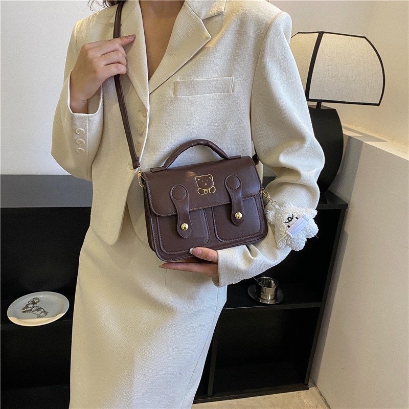 Túi Đeo Chéo Hình Cầu Cam Phong Cách retro Cho Nữ#039; S Mùa Thu 2023 Túi Đeo Vai Di Động Đa Năng Đơn Giản Và Mới Cho Nữ