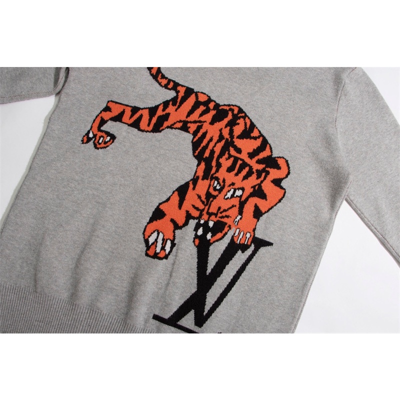 L-v-đồ Lót Dệt Kim Hai Mặt Bằng Len Dệt Kim Hai Mặt Hình Hổ Thoải Mái Và Mềm Mại Co Giãn Rất Co Giãn Tốt Nhìn Và Chuyển Động Phong Cách unisex