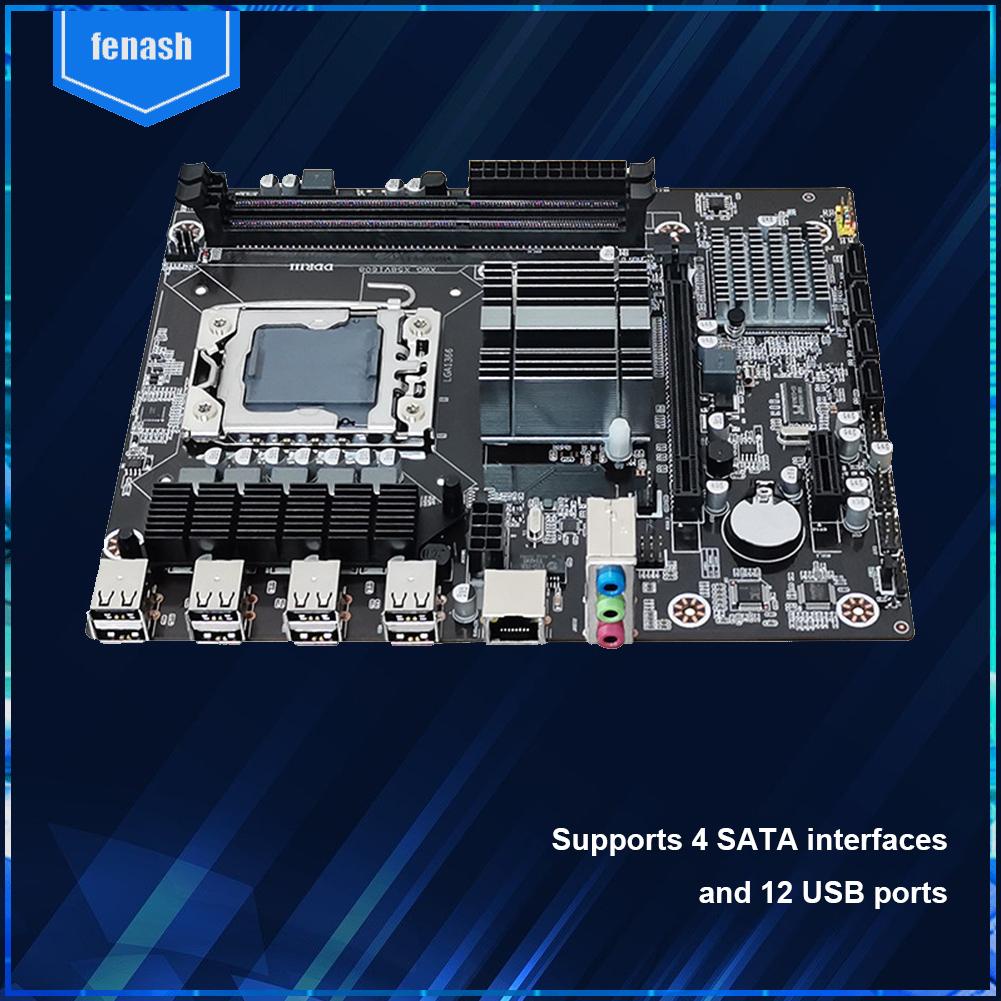 Bo Mạch Chủ Hai Kênh Hỗ Trợ Chơi Game au- x58 lga 1366 e5640