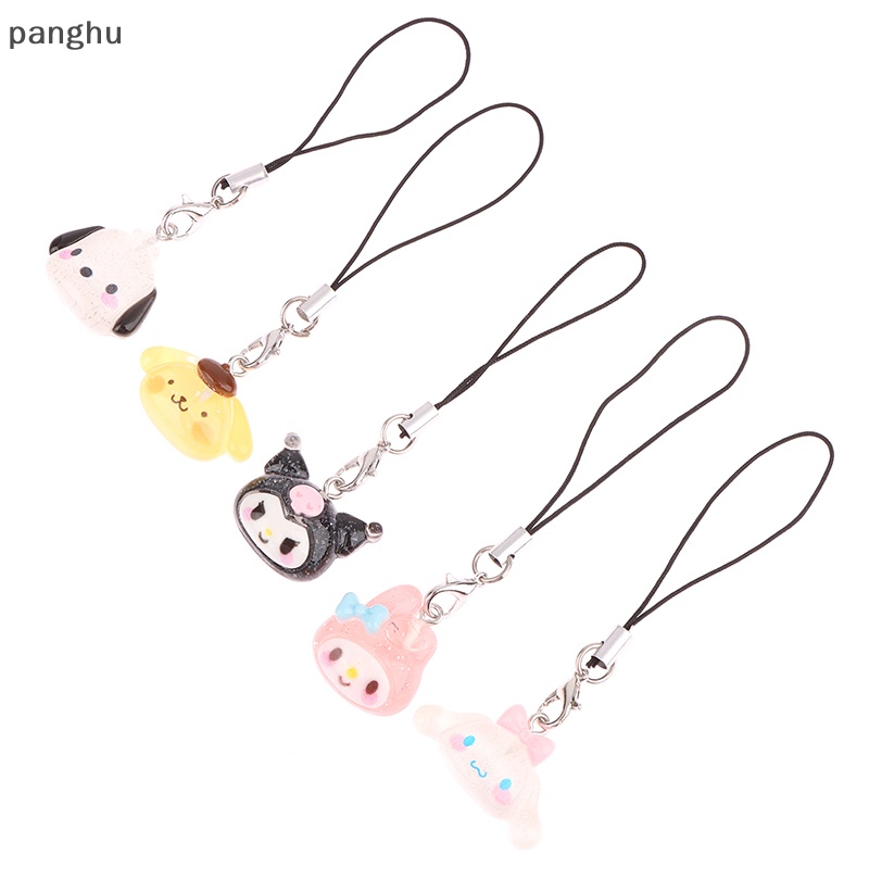 Dây Đeo Điện Thoại / Móc Khóa Hình Hoạt Hình kuromi melody Dễ Thương