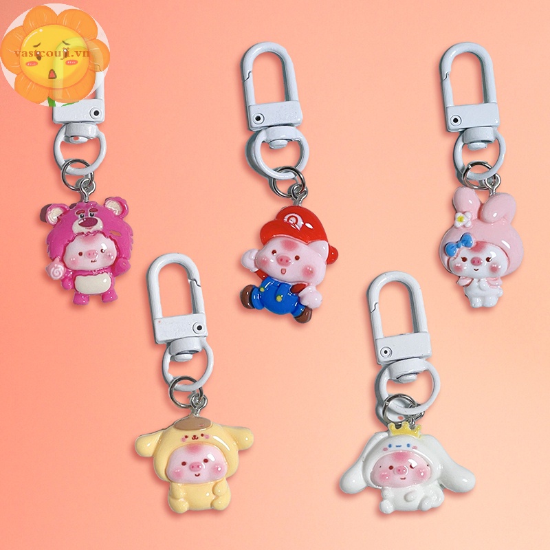 Vastji Móc Chìa Khóa Hình Búp Bê Hoạt Hình kuromi cinnamoroll melody Dễ Thương vn
