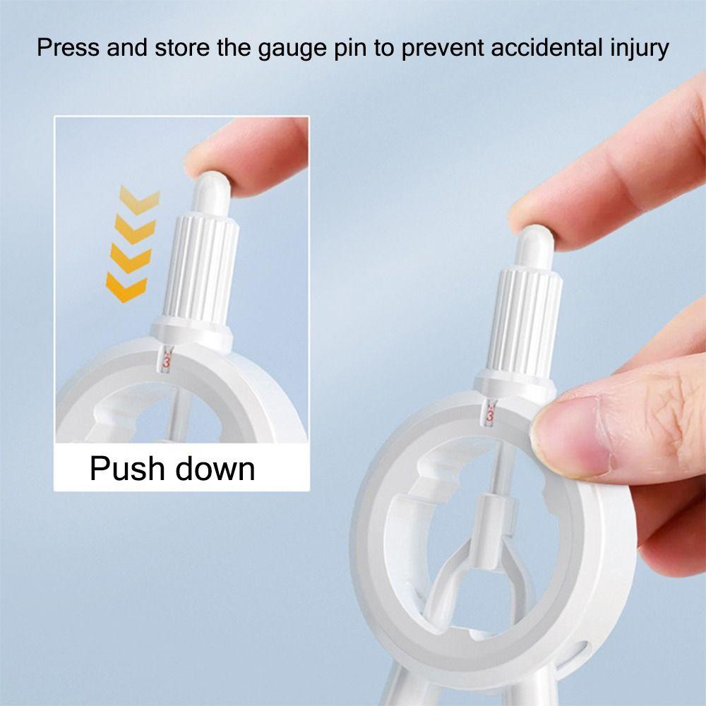 Thước Đo Compa Kỹ Thuật Số 1-13cm Đa Năng Kèm Lõi Bút Chì 2.5mm Tiện Dụng Cho Học Sinh / Văn Phòng