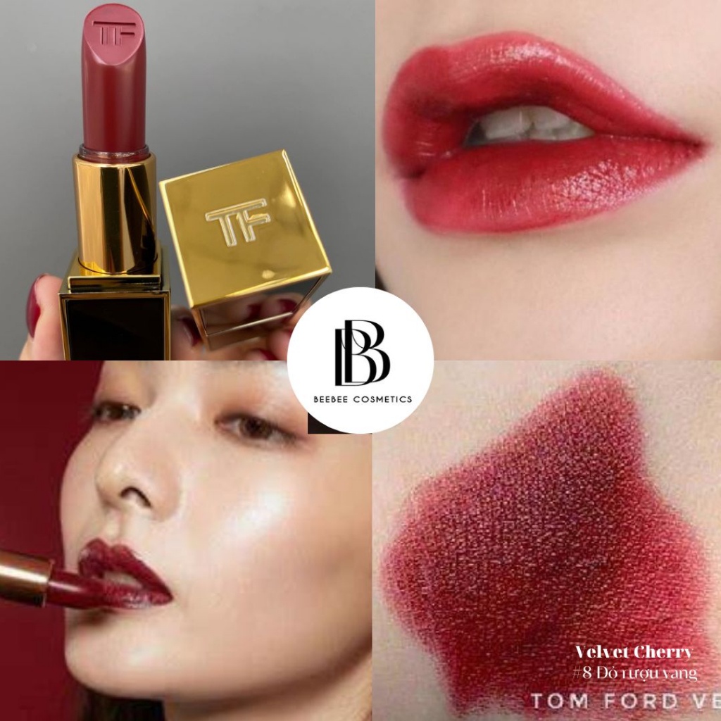 Son Thỏi Tomford Siêu Lì Có Khắc Tên, Bản Màu 08,15,16,80 Trẻ Trung Dành Cho Nữ BeeBee