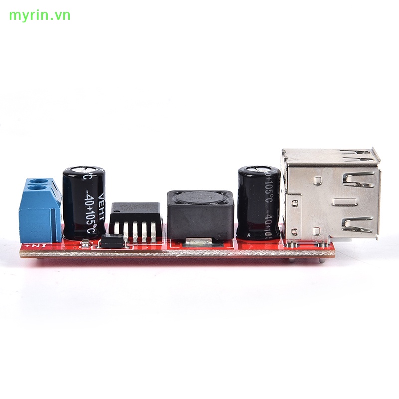 Mô Đun Hạ Áp dc-dc 6v-40v 12v Sang 5v 3a usb Kép lm2596 vn