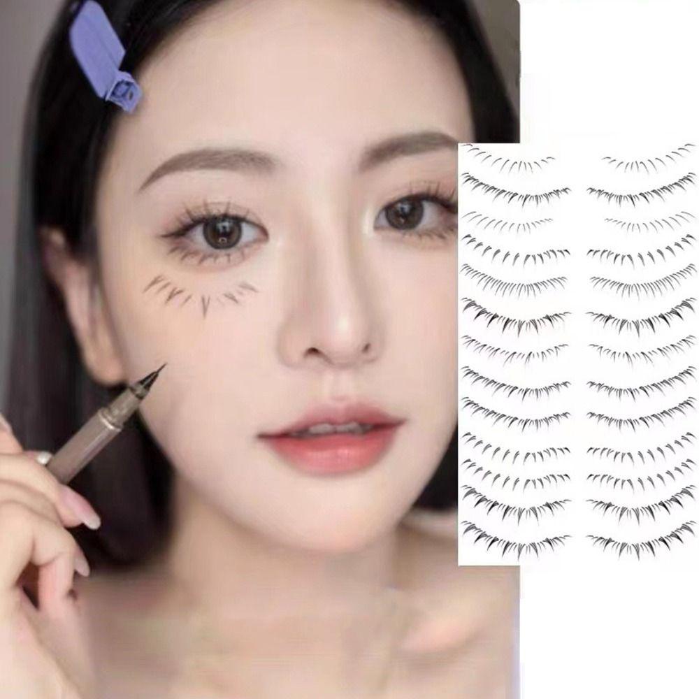 8 Cặp Miếng Dán Hỗ Trợ Nối Mi Giả Tự Nhiên 1 Cặp