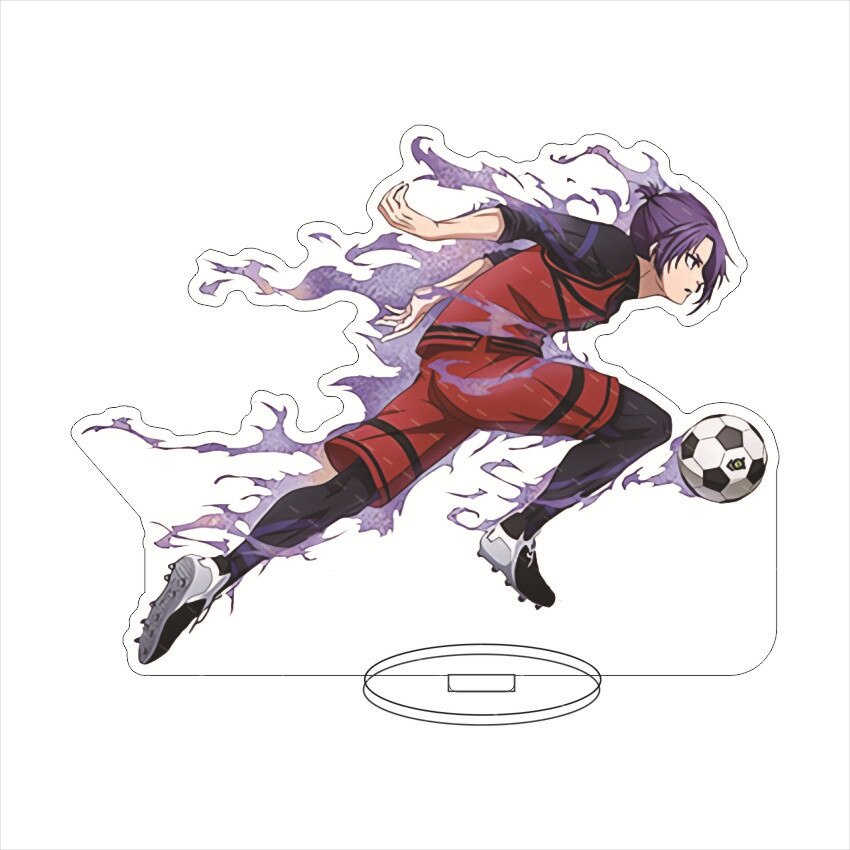 Mô hình Standee Blue Lock Soccer Series Acrylic Stand Isagi Yoichi Bachira Meguru Anime decor góc học tập để bàn 15cm