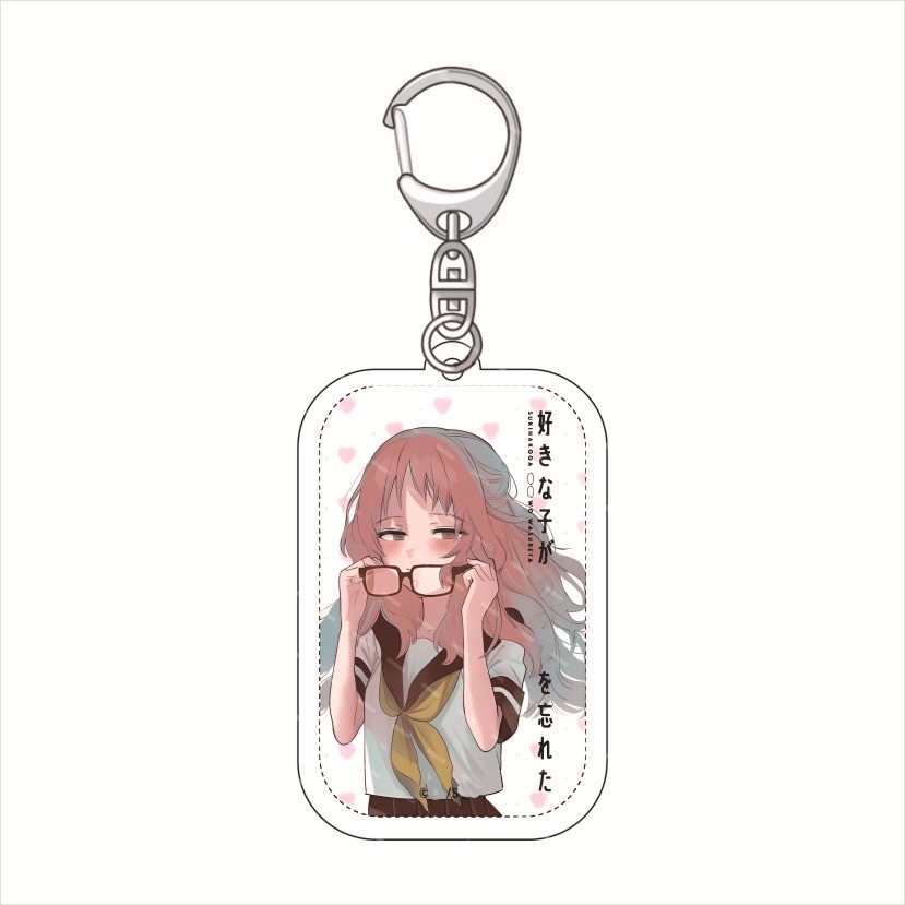 Móc Khóa Mặt Acrylic Hình Cô Gái Anime I Like Forgot Her Mie Ai Komura Kaede Dễ Thương