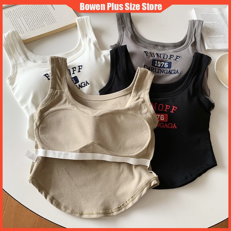 Áo Sát Nách Có Đệm Ngực size m-4xl Thời Trang Mùa Hè Cho Nữ 40-150kg