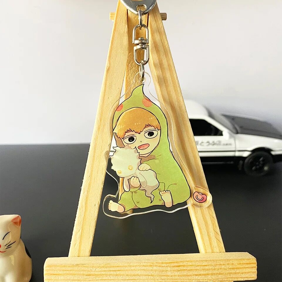 Móc khoá Mobu Saiko Hyaku Mob Psycho 100 Acrylic Keychain Shigeo Kageyama Phụ Kiện Trang Trí Balo Túi xách