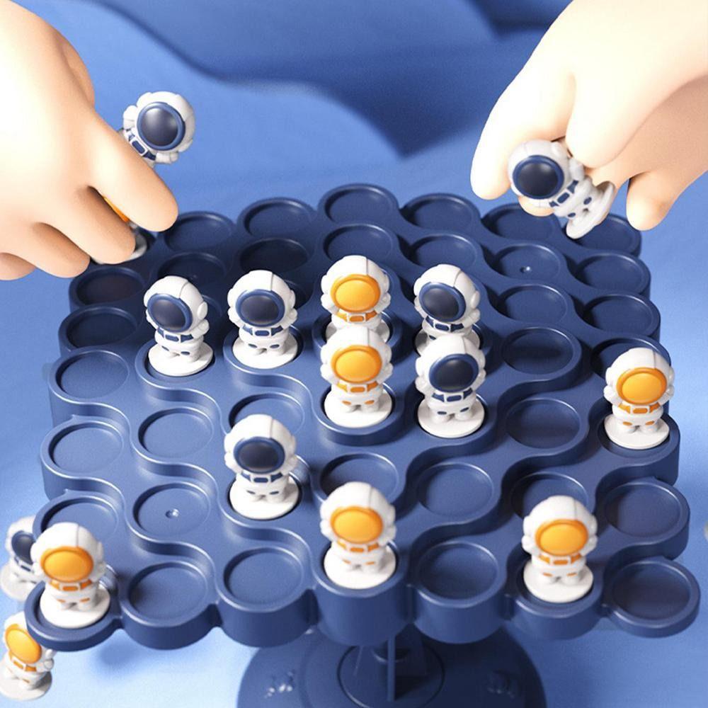 Trò chơi cây xếp chồng cân bằng MMULCK hình phi hành gia hỗ trợ giáo dục cho trẻ mẫu giáo