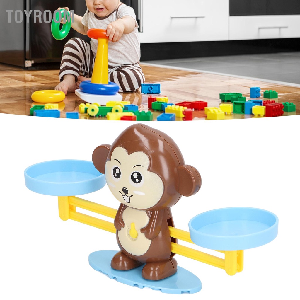 Có thể bán buôn Trò chơi cân bằng toán học Đồ vui nhộn dễ thương Khỉ quy mô cho bé trai mẫu giáo ToyRoom Hàng giao ngay
