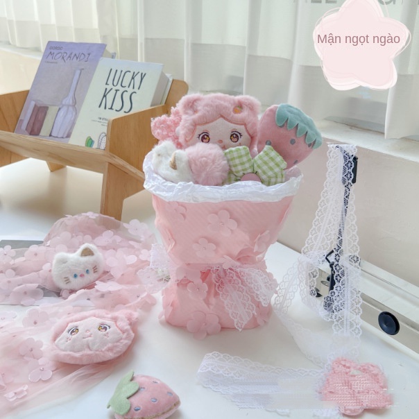 🔥HOT🔥Bó Hoa Đồ Chơi Búp Bê Hoạt Hình Dễ Thương Xinh Xắn