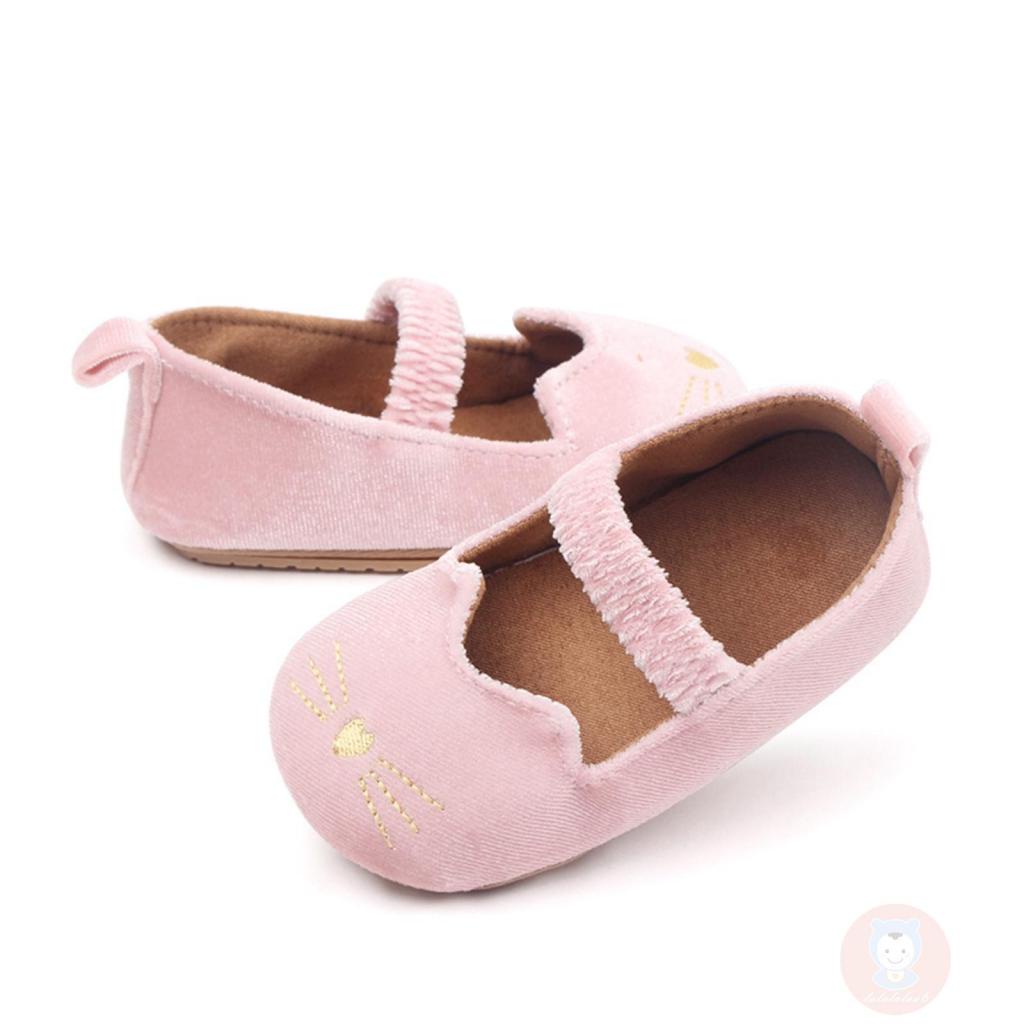 Laa6-giày Công Chúa Đế Mềm Chống Trượt Dễ Thương Cho Bé Gái