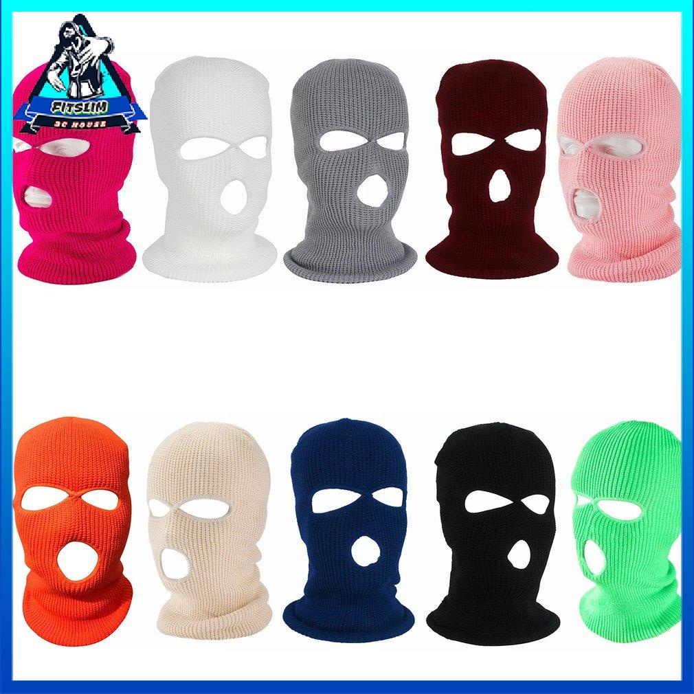 Ski Mask 3 Holes Outdoor Riding Adultmth Windproof Bicycle Masks