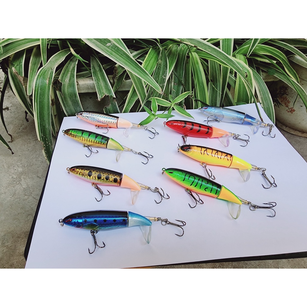 Mồi câu cá giả đuôi xoay có móc câu 13gram 11cm  Anh Khoa Tackle