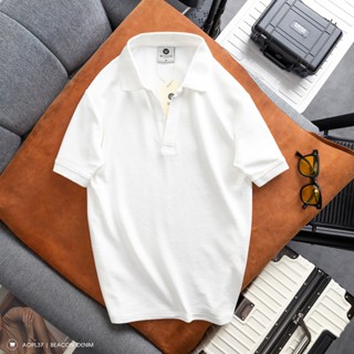 Áo Polo Nam Trơn Cổ Trụ Cotton CMC BỜM SHOP (Beacon Denim cũ) Mã AOPL37 Basic Form Regular Fit