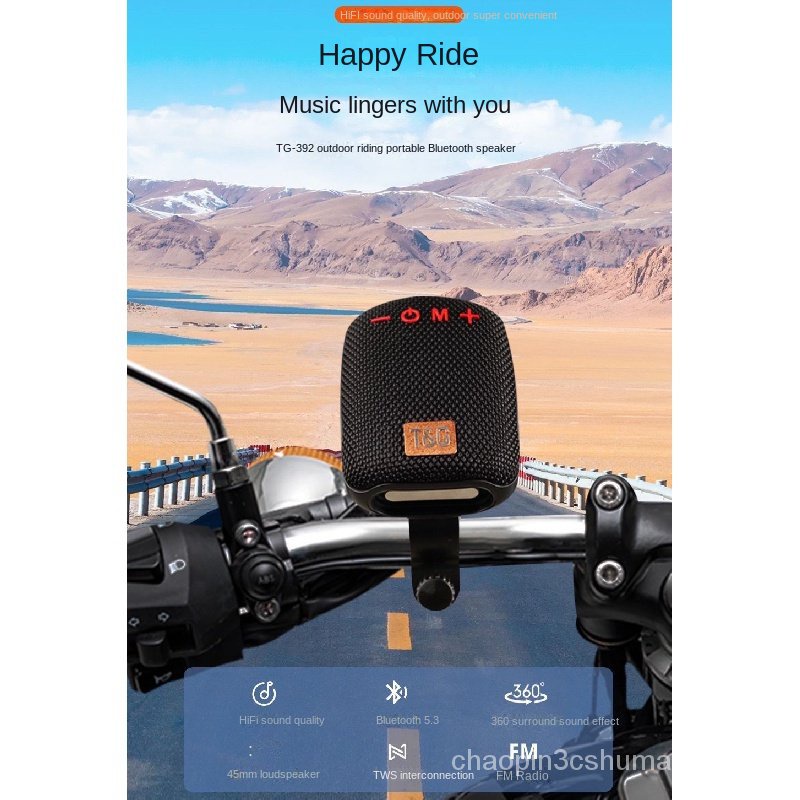 Hàng Có Sẵn cpsm Loa bluetooth mini Phong Cách Mới Không Thấm Nước Kiểu Dáng Thể Thao Dùng Cho Xe Đạp / Xe Máy / Xe Đạp