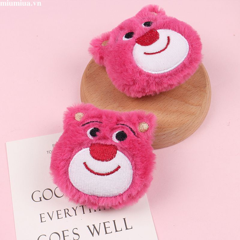 Miumiua🔮Ghim Cài Áo Hình Gấu / Dâu Tây Bằng Bông Dễ Thương Thời Trang Cho Nữ / Trẻ Em