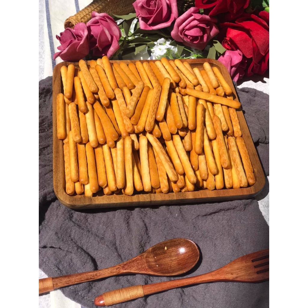 500G Bánh Quy Đũa Mặn Bơ Sữa, Bánh Quy Que Tăm
