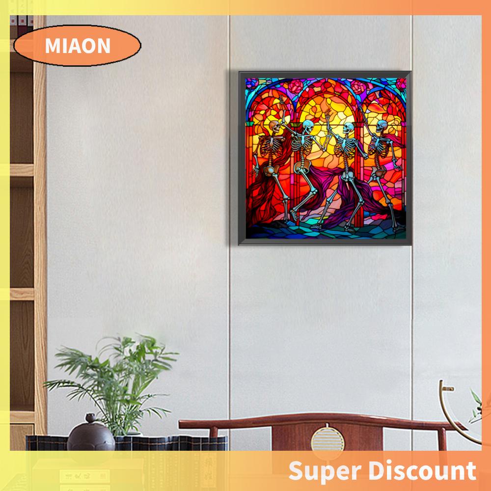 Bộ Tranh Đính Đá 5d Họa Tiết Phong Cách halloween Độc Đáo diy Dùng Trang Trí Nhà Cửa