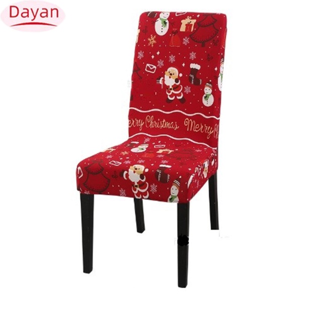 Vỏ Bọc Ghế Phong Cách Giáng Sinh Trang Trí Nội Thất