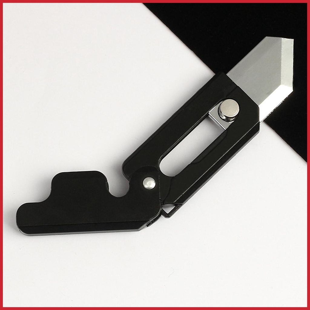 Móc Khóa Hình Con Dao 3d Bằng Hợp Kim Kẽm Màu Đen