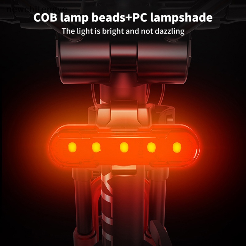 Nyy Đèn Led Gắn Đuôi Xe Đạp Có Thể Sạc Lại Bằng Cổng usb Chống Sốc Chống Thấm Nước